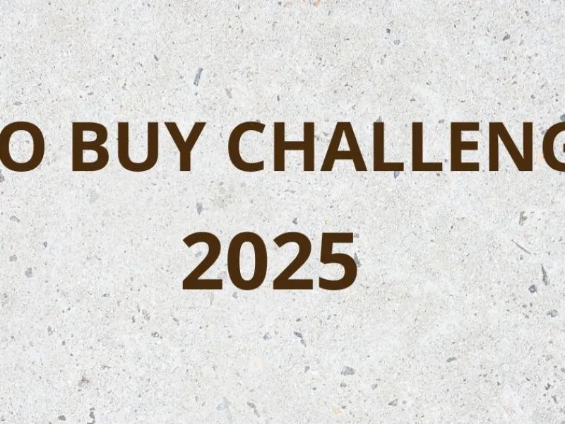 Menyikapi No Buy Challenge 2025